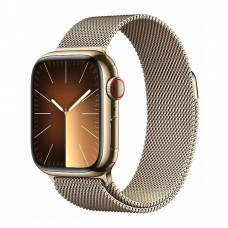 Смарт-часы Apple Watch 9 41mm Aluminium Case With Gold Milanese Loop