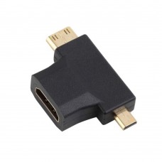 Переходник SmartBuy mini HDMI/micro HDMI/HDMI