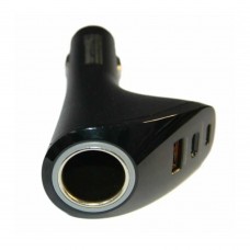 Автомобильное зарядное устройство USB Remax RCC339 USB+2USB-C 88.5W Черный