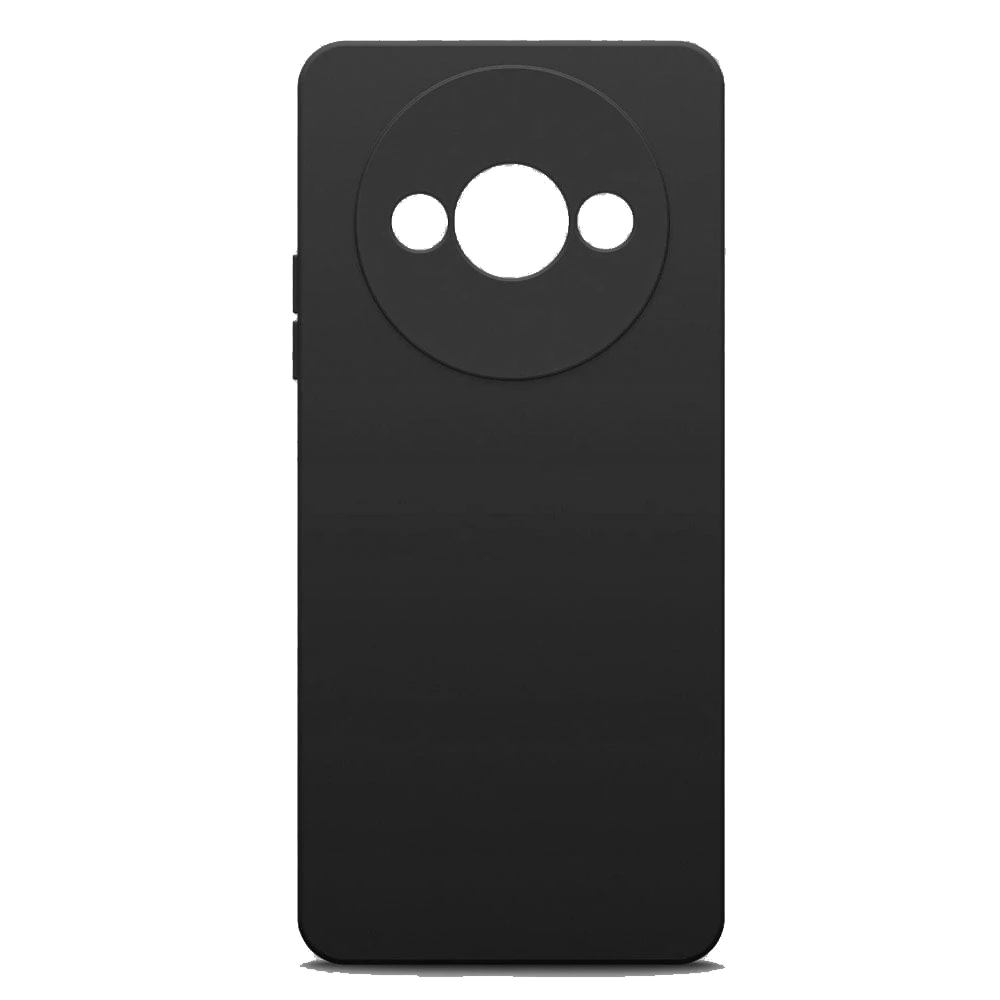 Чехол Xiaomi Redmi A3 накладка Soft Touch Borasco Черный