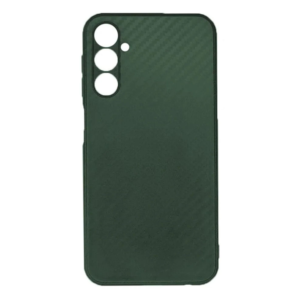 Чехол Samsung A55 накладка Карбон Зеленый